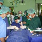 Dr. Carey Operating on a Patient